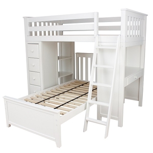 Item # JLB0030 - ADDITIONAL INFORMATION<BR>
Weight: 307 lbs<BR>
Dimensions: L 99 W 45.75 H 68.25 in <BR>
Finish: White